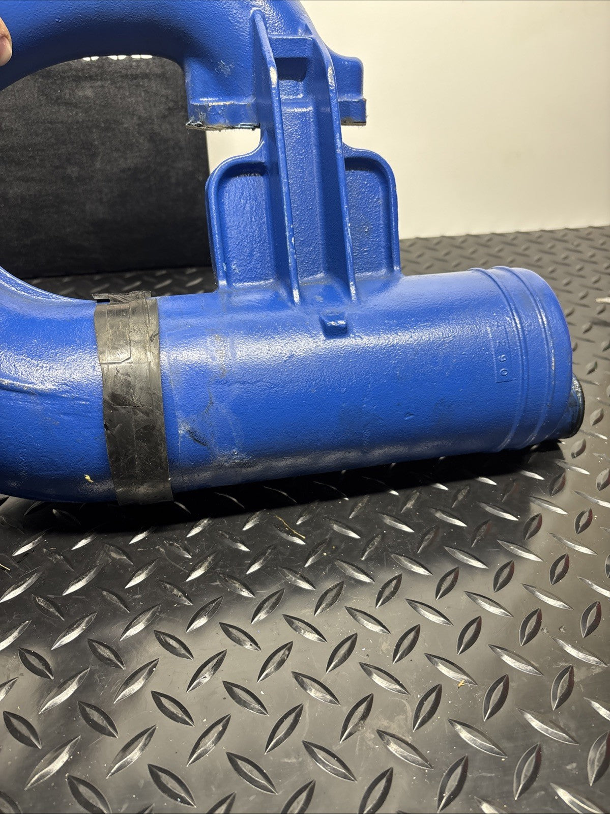 1989 Seadoo Sp 587 Exhaust Muffler Pipe Blue Yellow Engine Fresh Water
