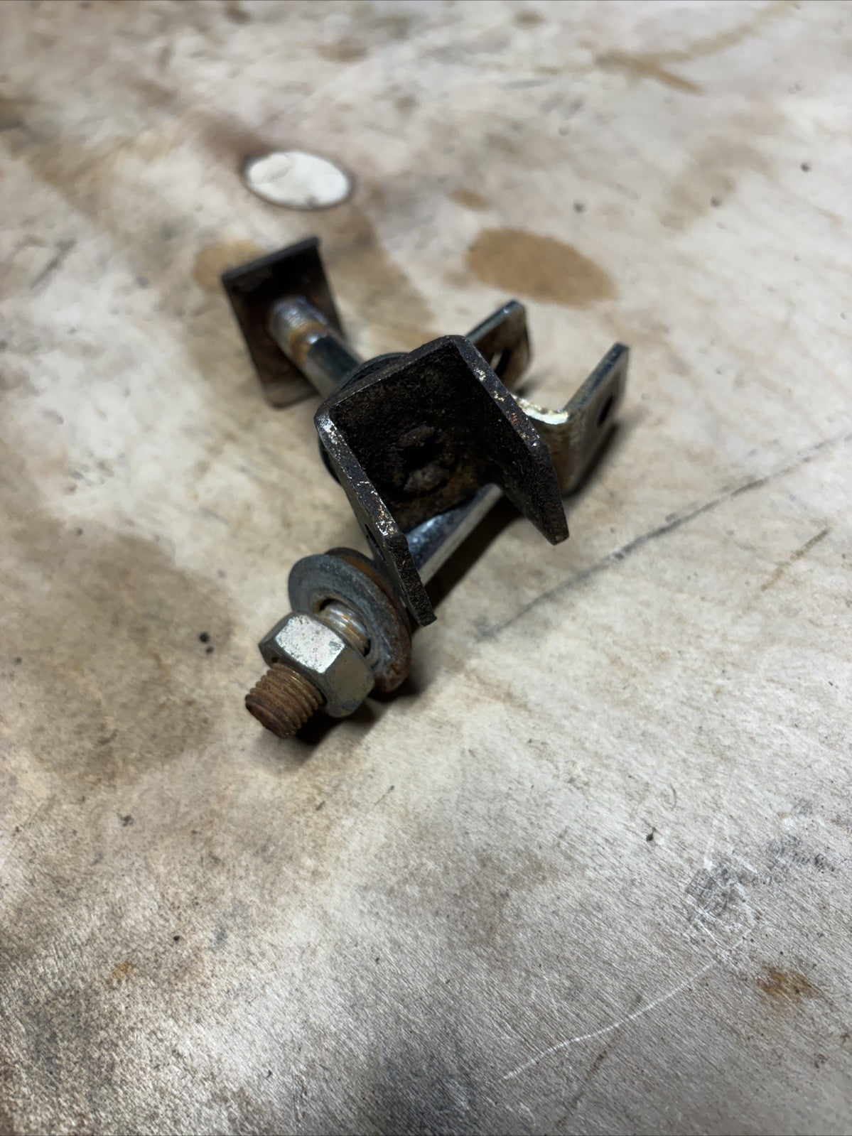 1974 Kawasaki F7 175 Enduro Rear Passenger Foot Pegs Foot Reats Mounts Vintage