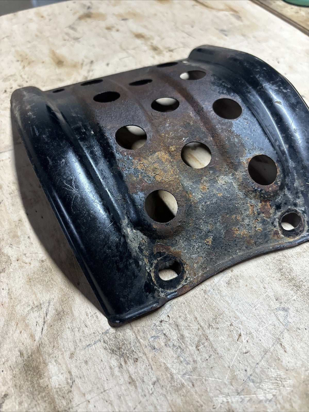 1974 Kawasaki F7 175 Enduro Skid Plate Bash Plate Guard