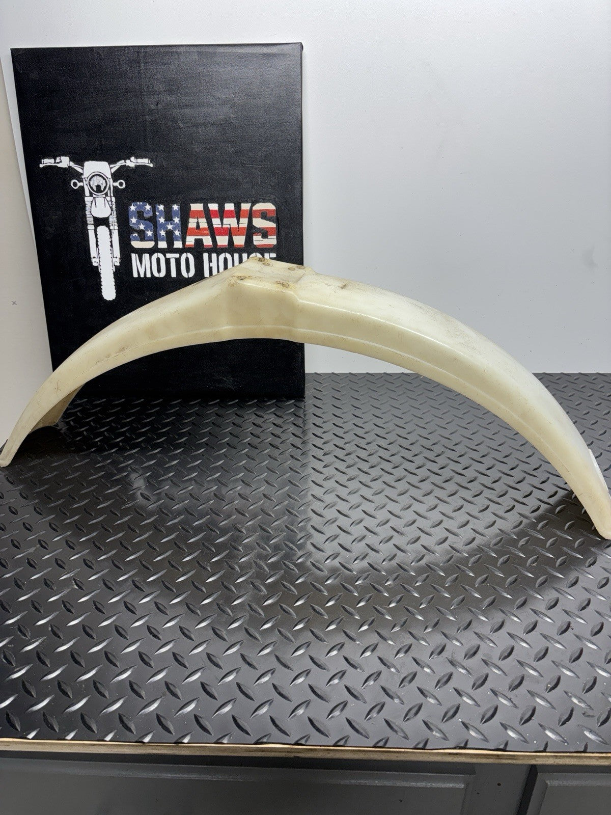 Montesa 123 250 360 Cappra Enduro H6  VA VB White Plastic Front Fender