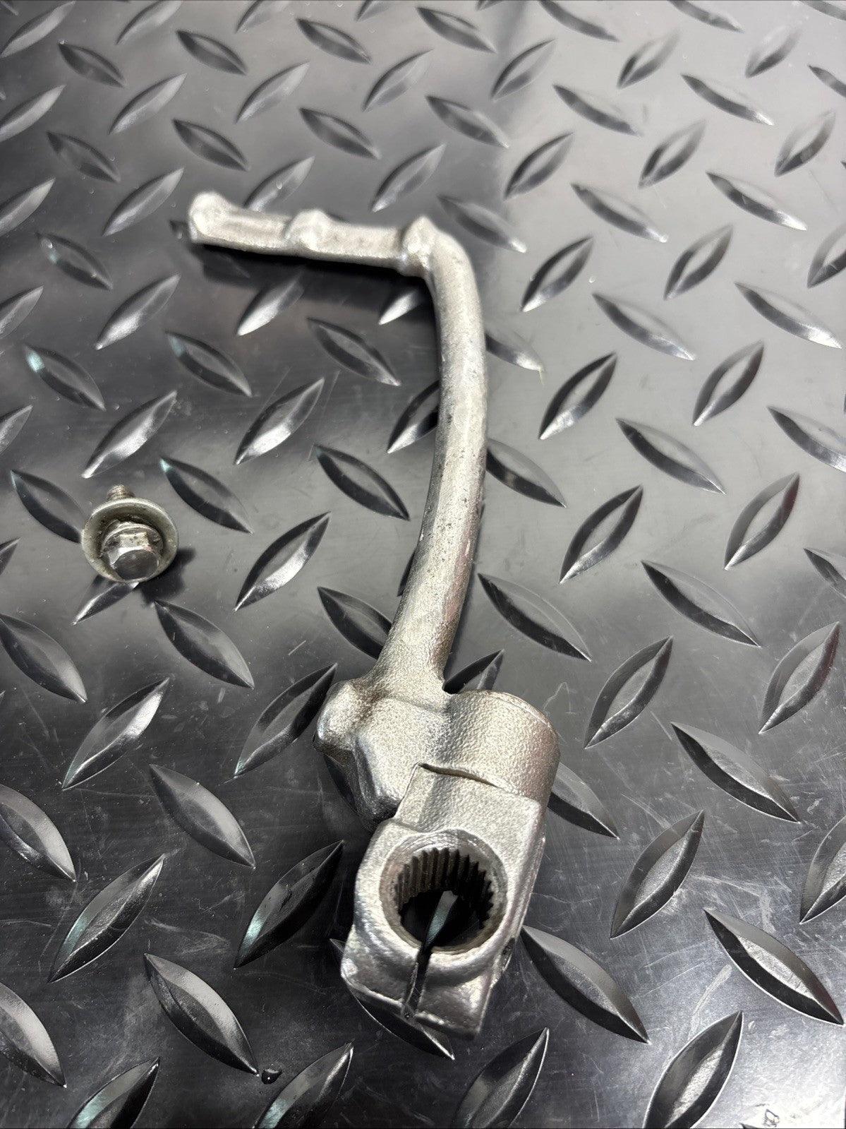 94 Kawasaki KX 125 Kicker Kick Start Lever Pedal OEM Arm 130641158