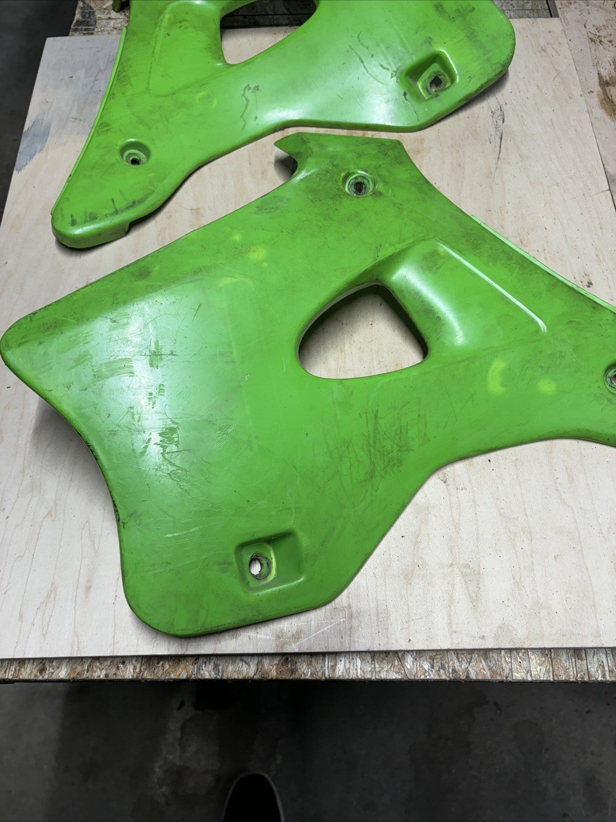 1994 94-98 KX125 KX250 Fuel Tank Plastics Left Right Scoop Body Cover