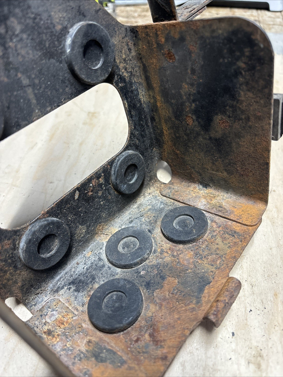 1976 Kawasaki KZ400 Battery Box Mount Tray Bracket
