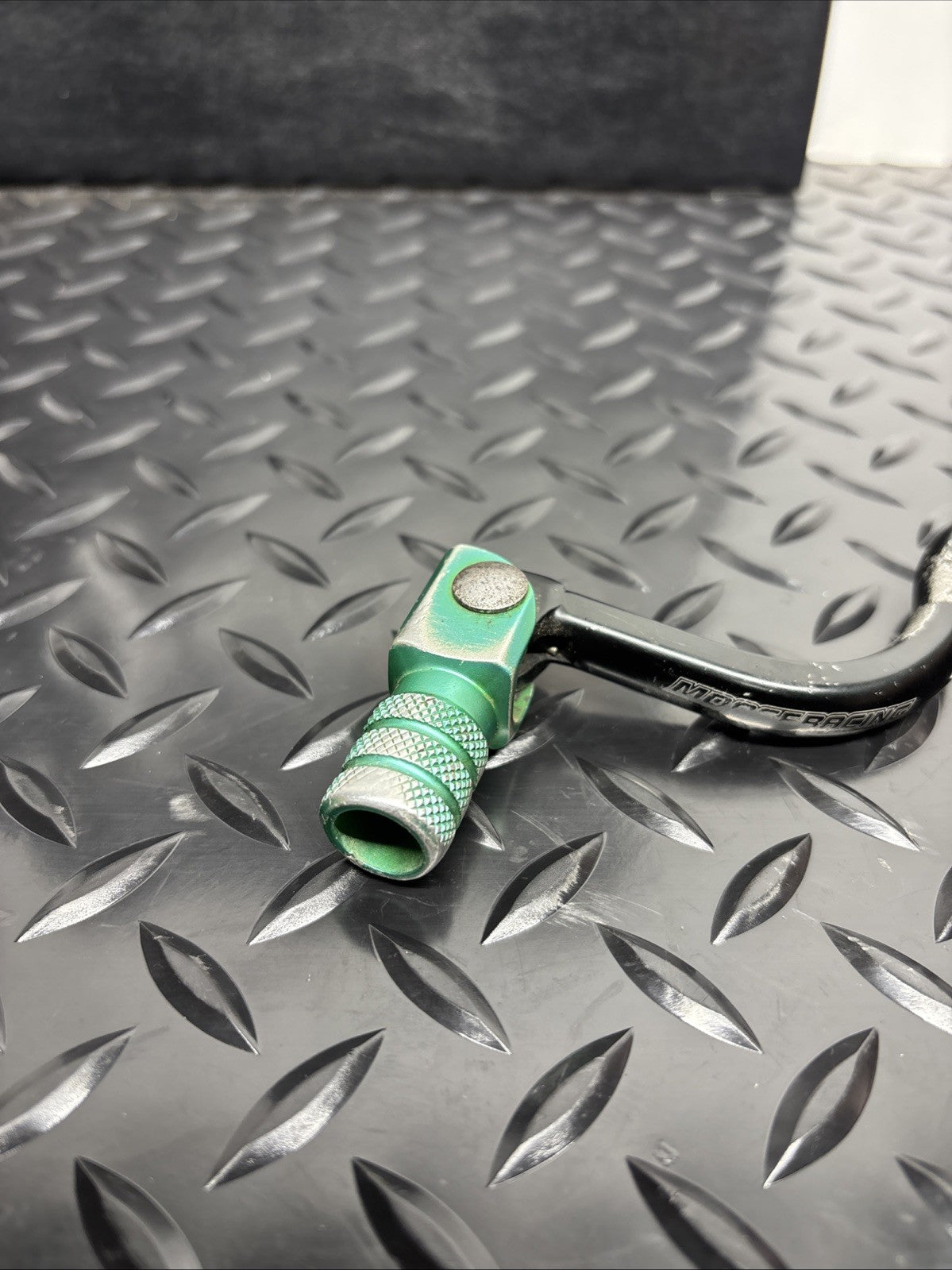 Moose Aluminum Folding Shift Lever Green for Kawasaki KX125 1994