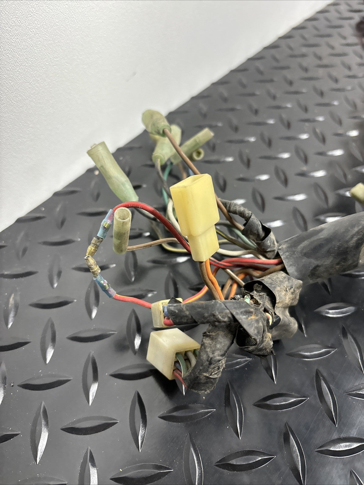 1976 Kawasaki KZ400 Main Wiring Harness OEM Cdi Rectifier Fuse Box Solenoid
