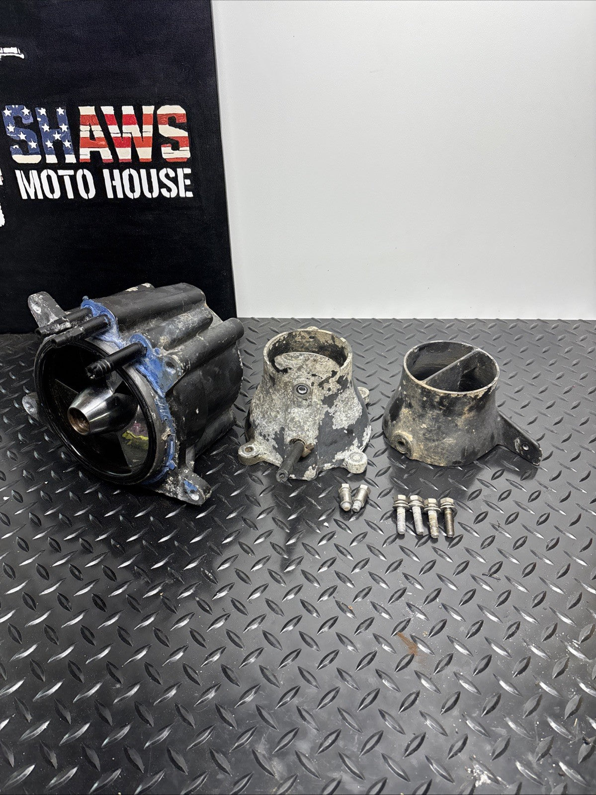 1989 Sea Doo SP 587 Jet Pump Housing Impeller Assembly