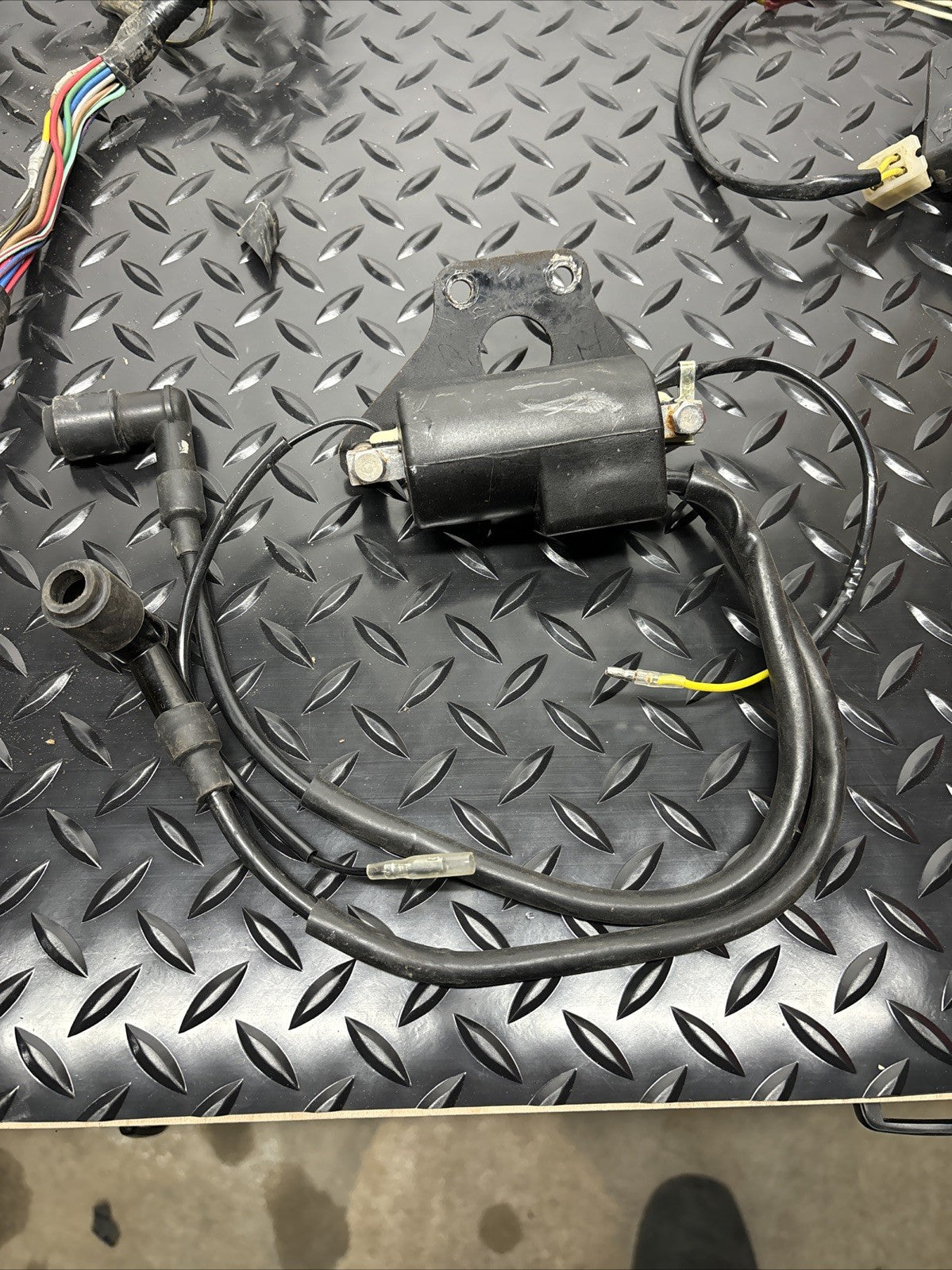 1976 Kawasaki KZ400 Main Wiring Harness OEM Cdi Rectifier Fuse Box Solenoid