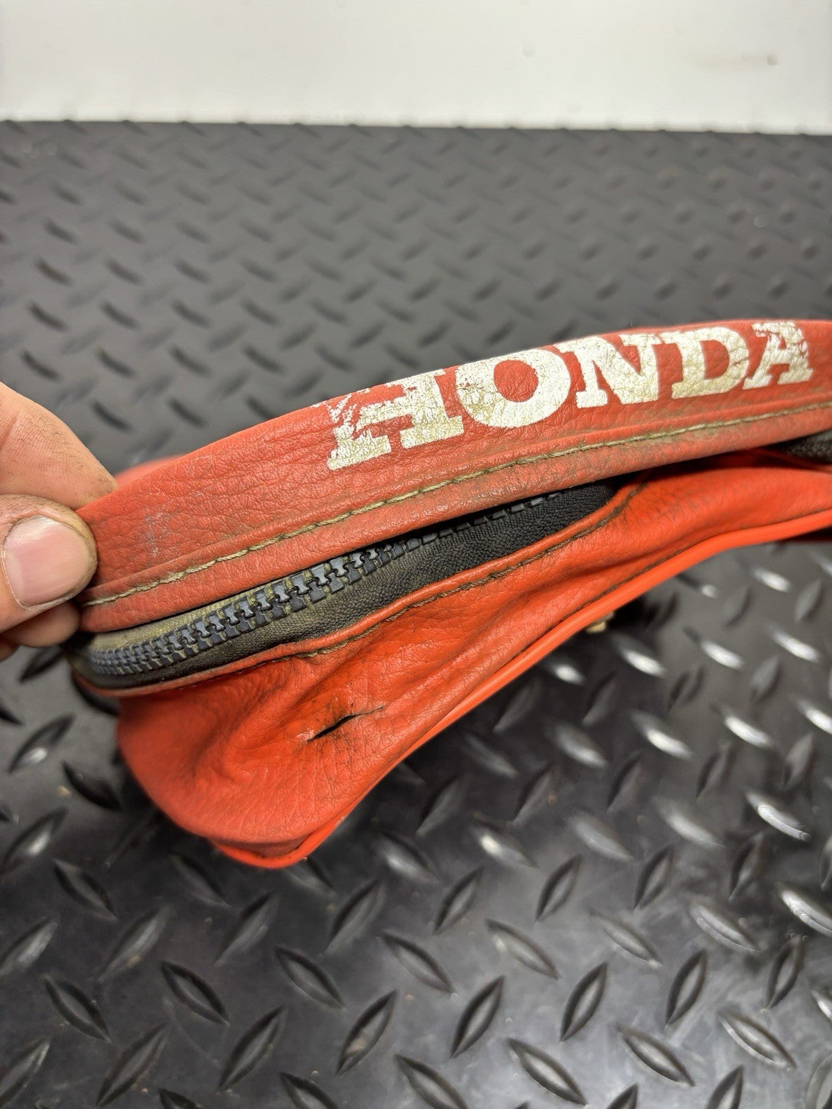 1991 Honda XR250L OEM Tool Bag Stow Fender Tool Holder  83501-MY6-A90