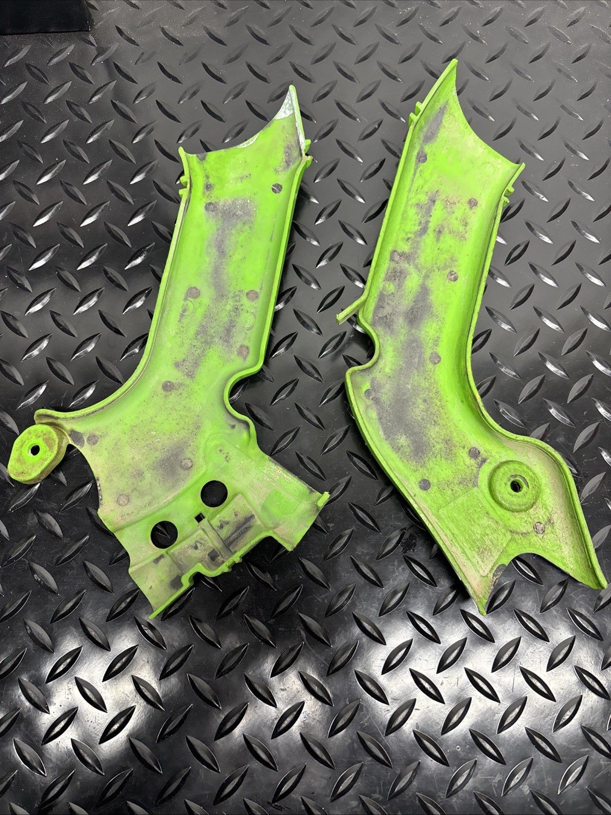 Acerbis X-Grip Frame Guards Green Kawasaki KX450 19-23 KX250 21-23 2742601089