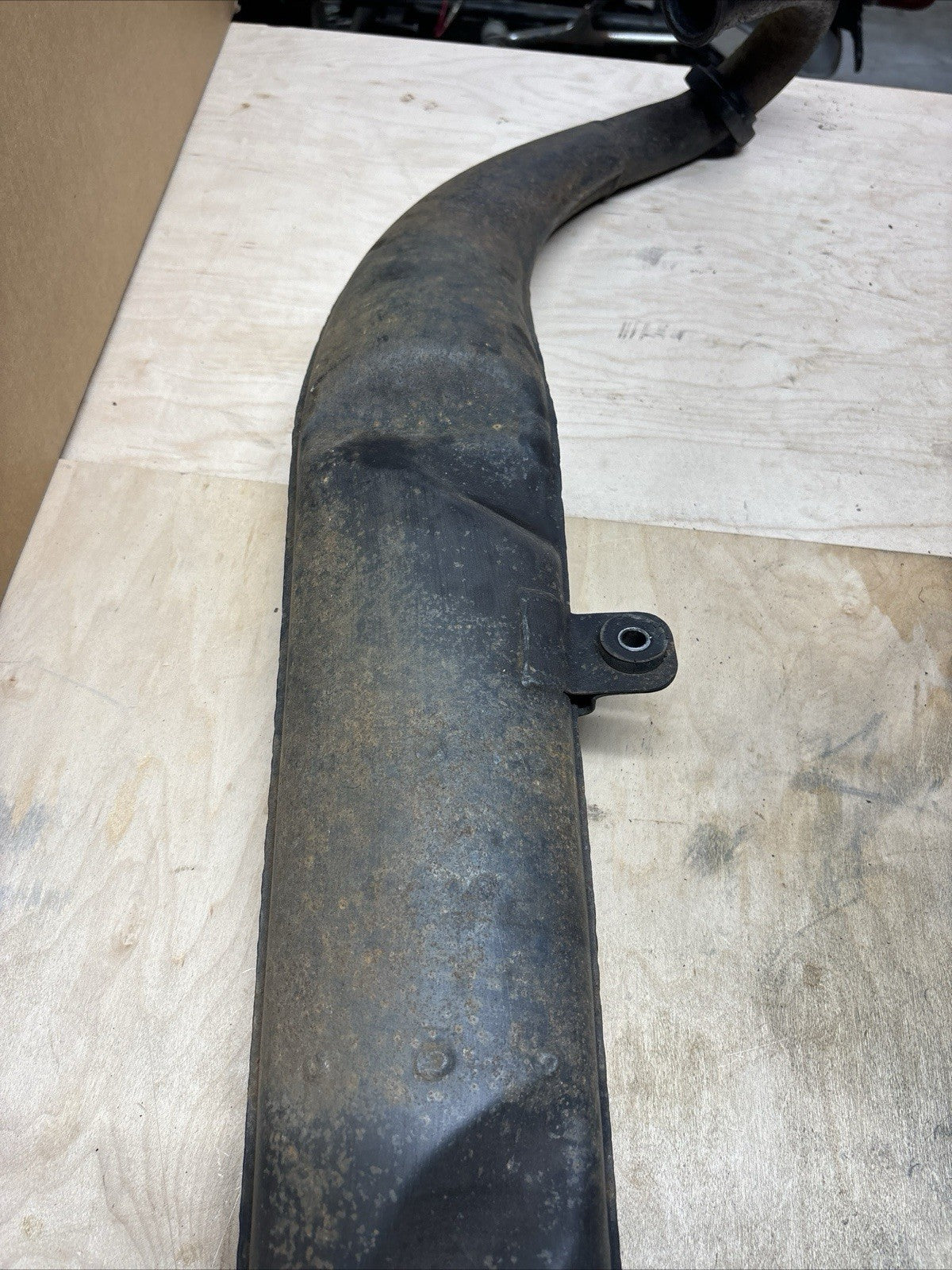 1974 Kawasaki F7 175 Enduro Exhaust Pipe Muffler Header OEM Vintage