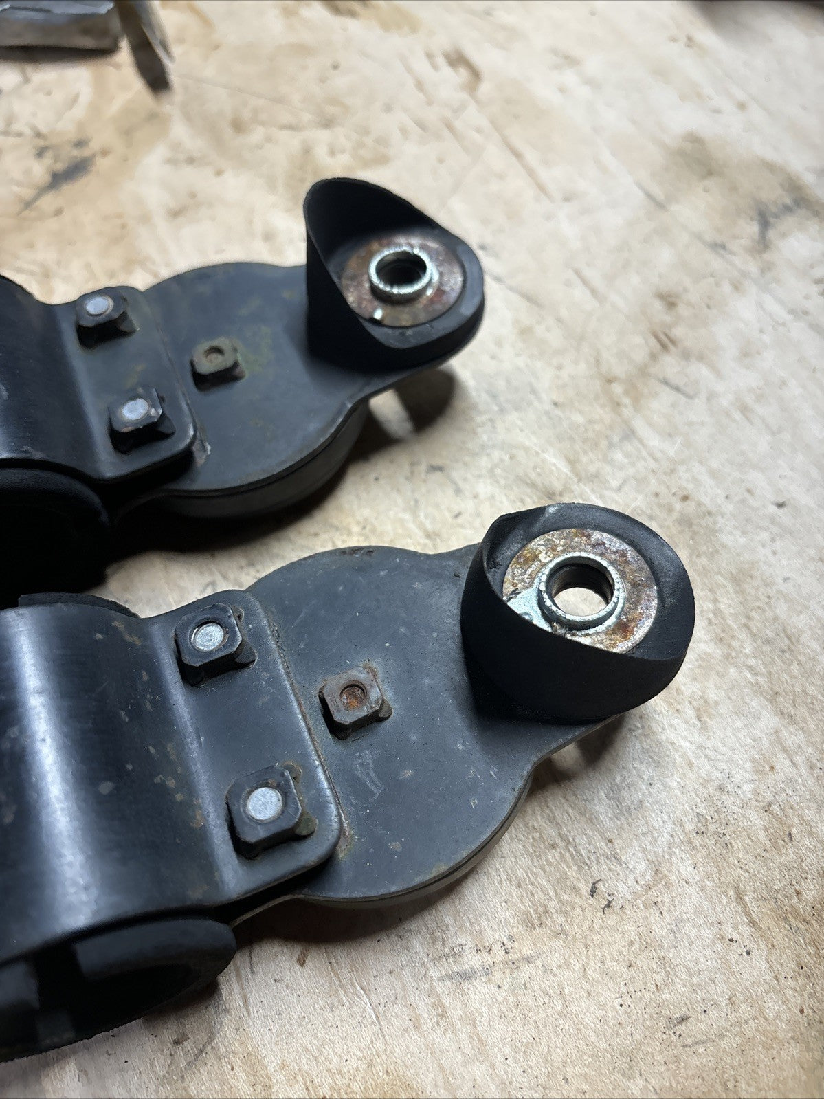 1974 kawasaki F7 175 Enduro Headlight Mounting Brackets Mount Ear Reflectors