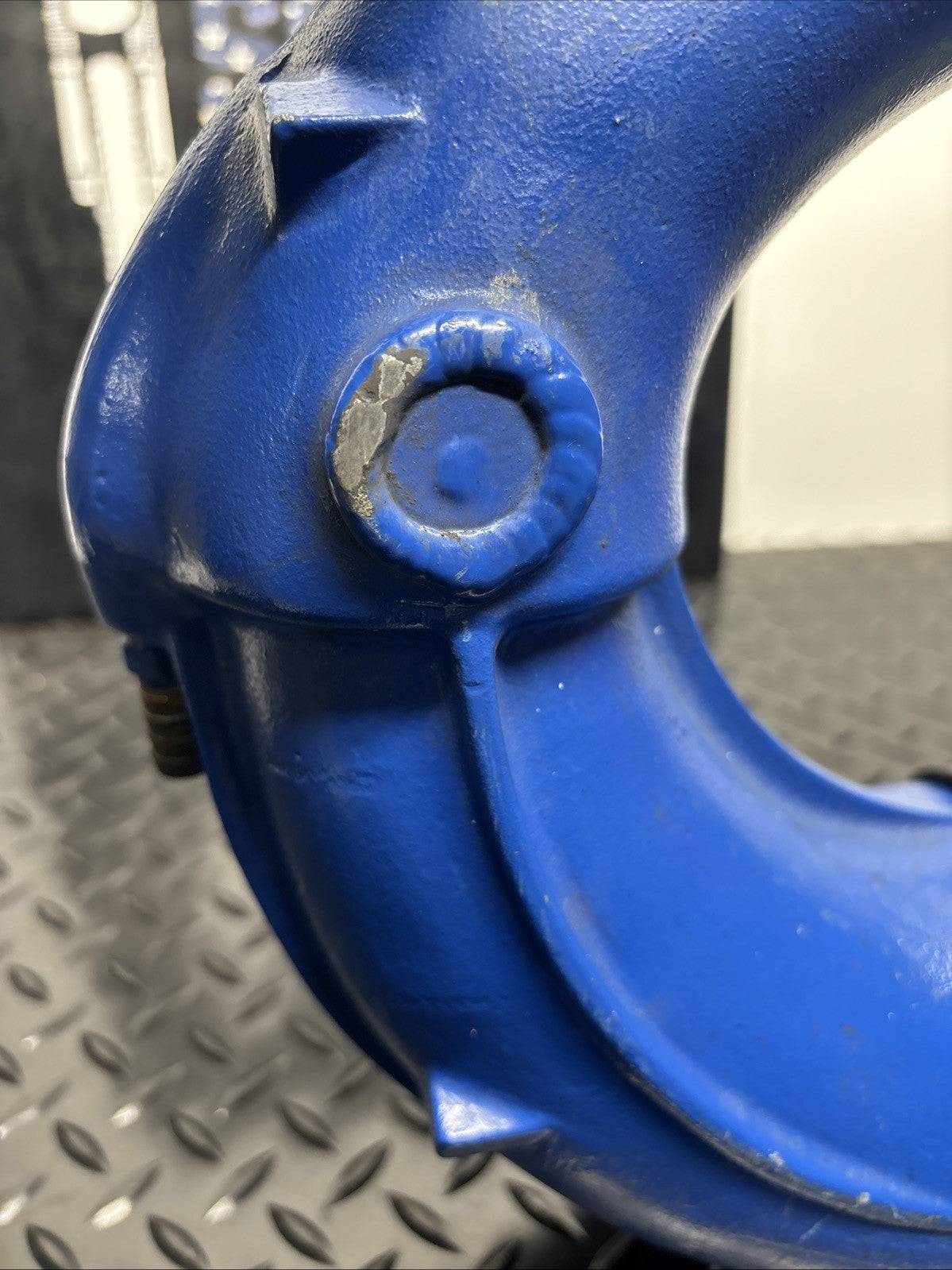 1989 Seadoo Sp 587 Exhaust Muffler Pipe Blue Yellow Engine Fresh Water