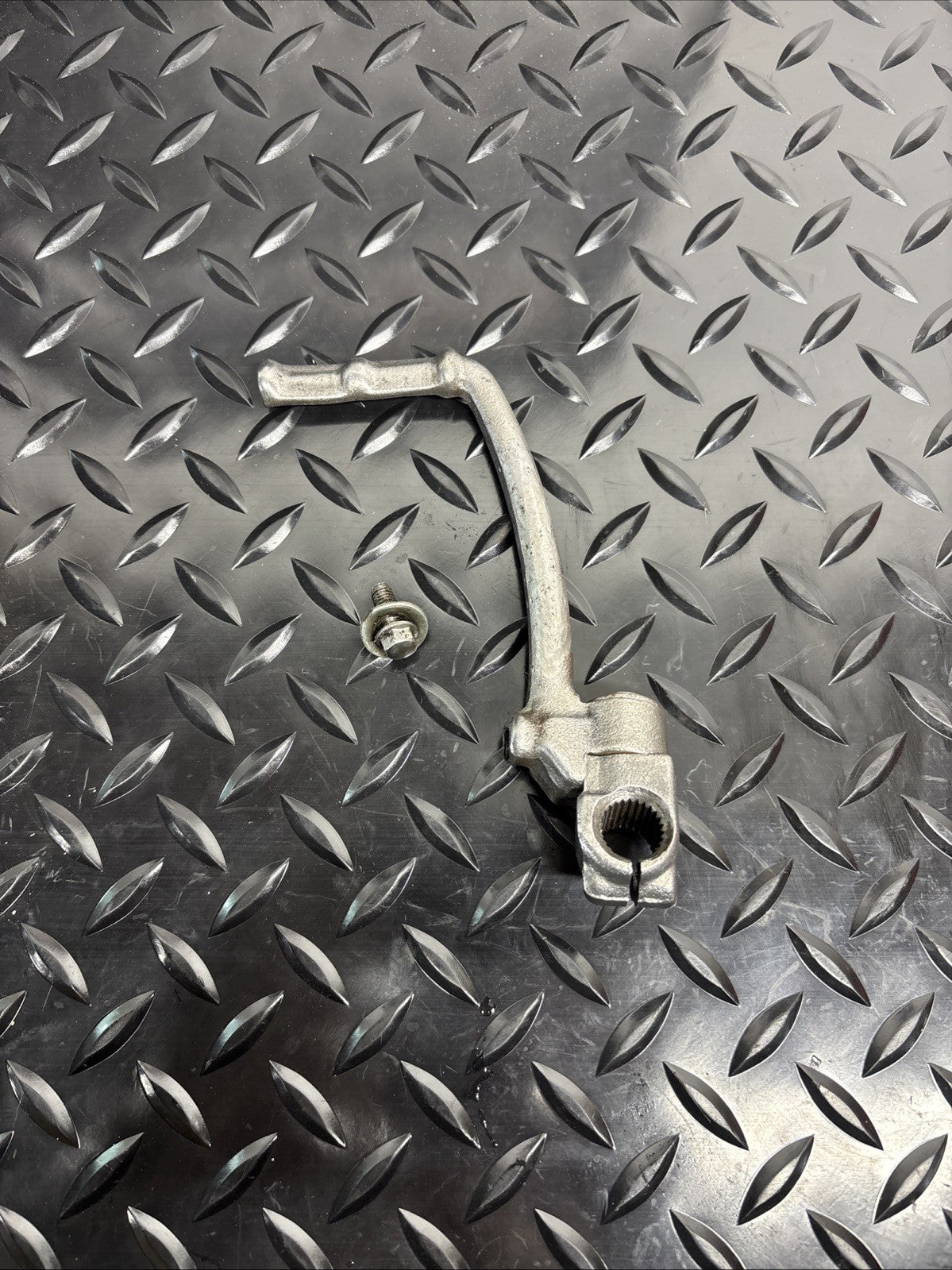 94 Kawasaki KX 125 Kicker Kick Start Lever Pedal OEM Arm 130641158