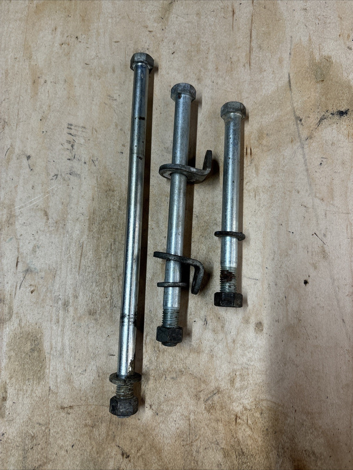 1974 Kawasaki F7 175 Enduro Engine Motor Mount Bolts Hardware OEM