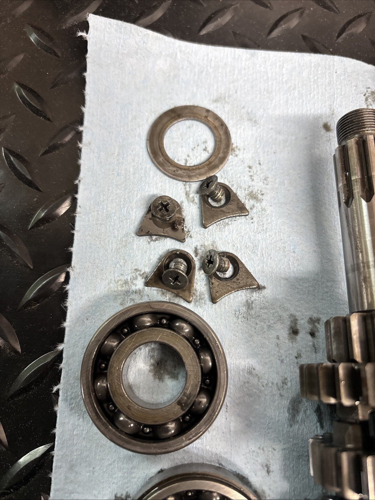 1994 Kawasaki KX125 94-98 OEM Transmission Gears Shift Forks Drum Bearings Shaft