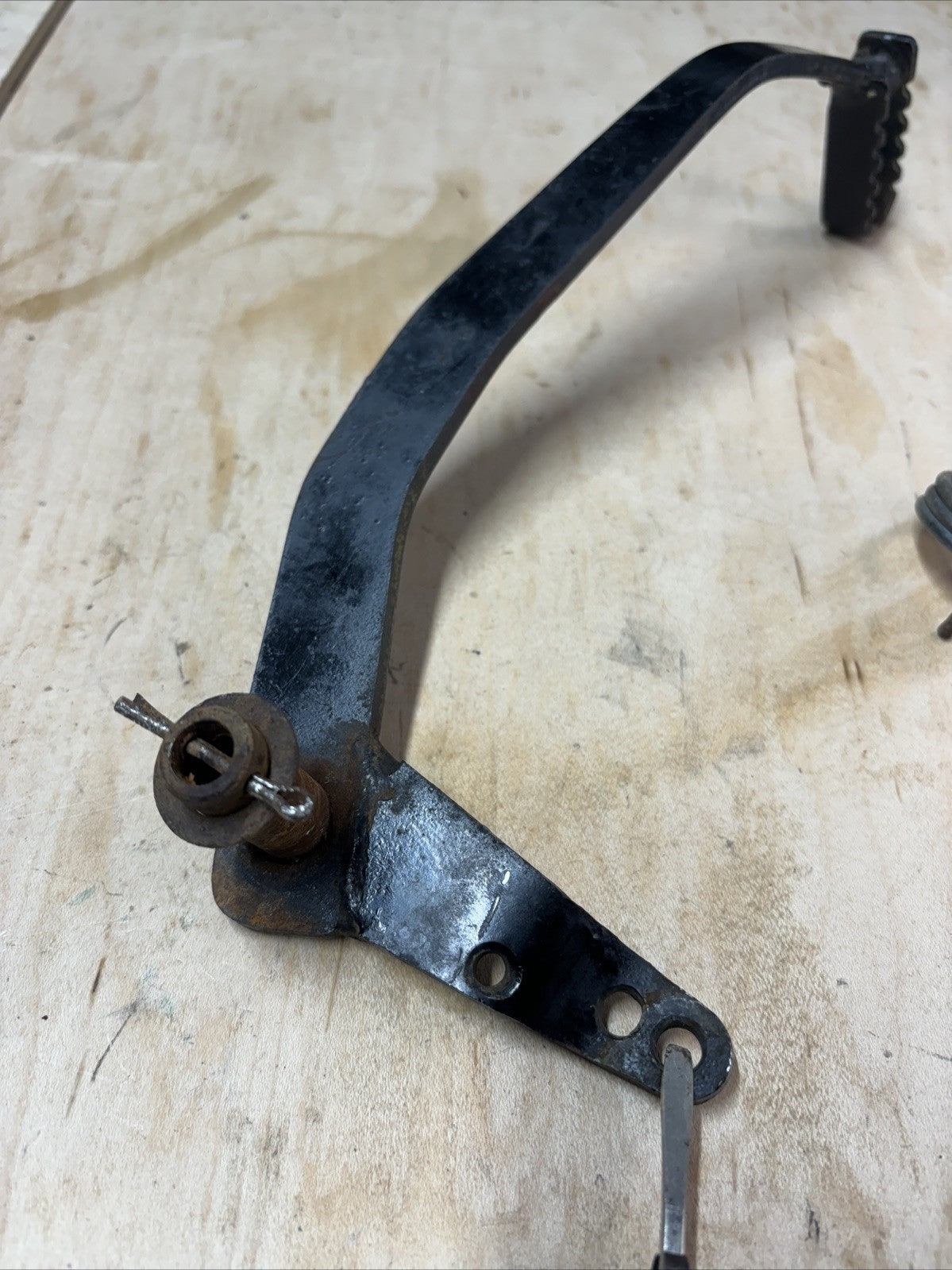 1974 Kawasaki F7 175 Enduro Rear Brake Lever Pedal With Return Spring