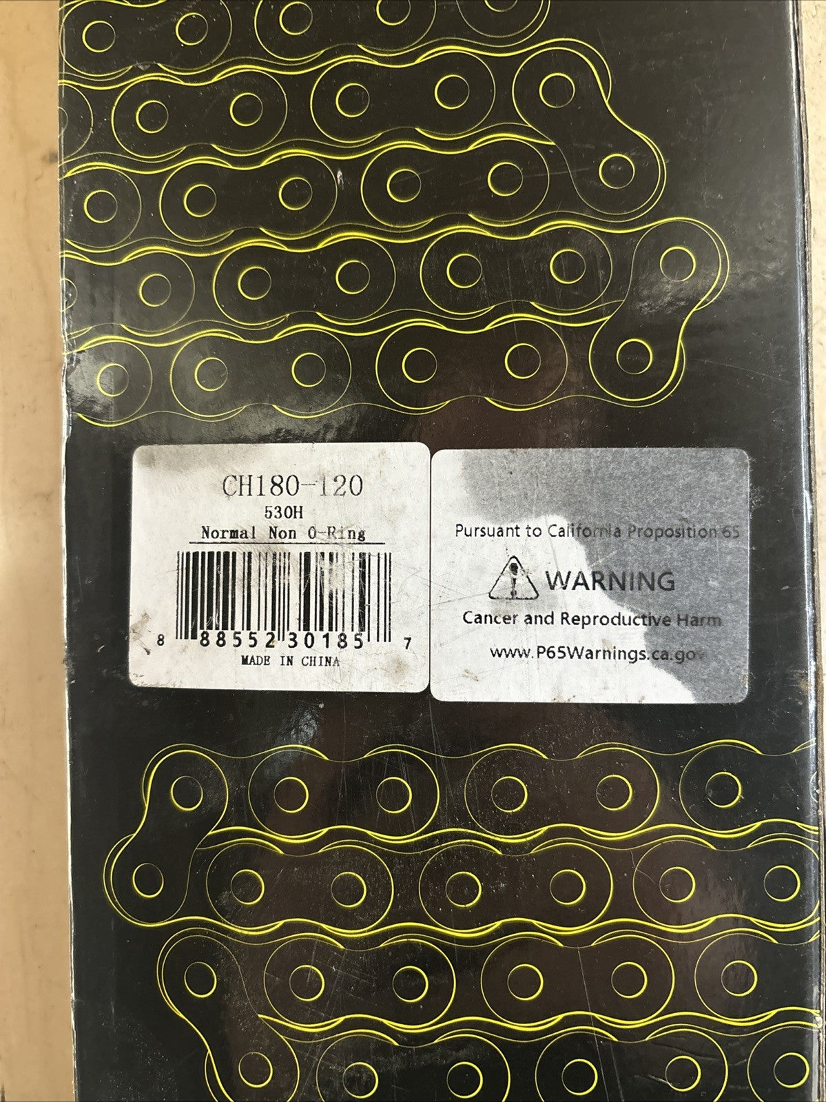 530 X 120 Links Motorcycle Atv Steel O-Ring Drive Chain 530-Pitch 120-Links