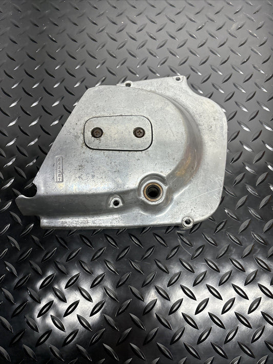 1976 Kawasaki KZ400 KZ 400 Front Sprocket Cover Guard Clutch Worm Gear Assembly