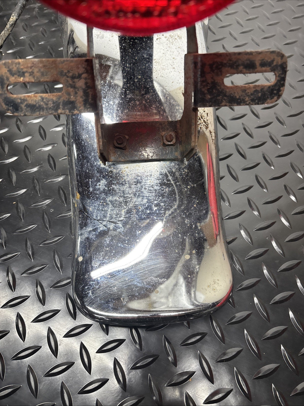 1976 Kawasaki KZ400 Rear Fender Tail Brake Light Assembly