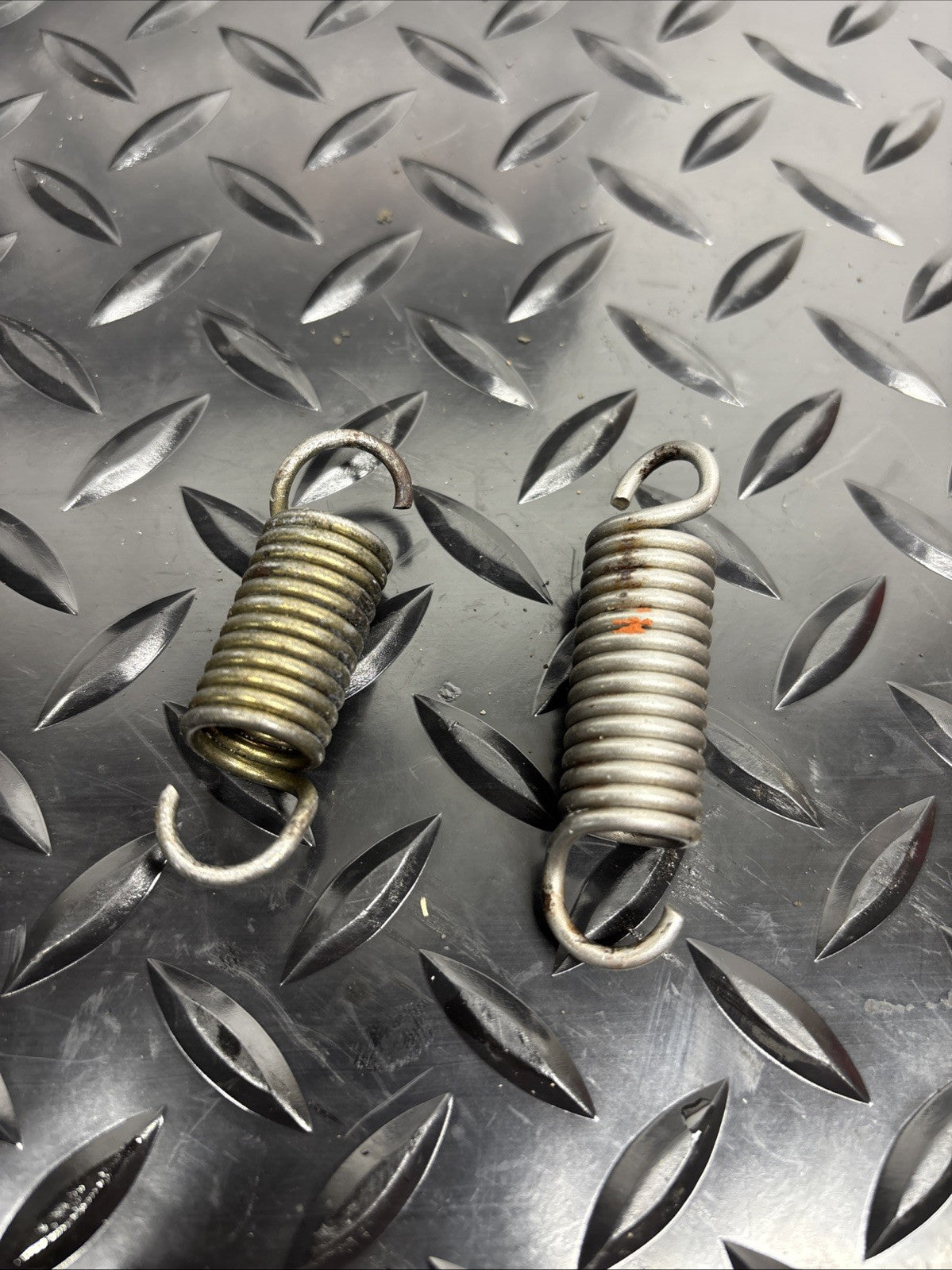 1994 Kawasaki KX125 Exhaust Header Head Pipe Expansion Chamber Springs