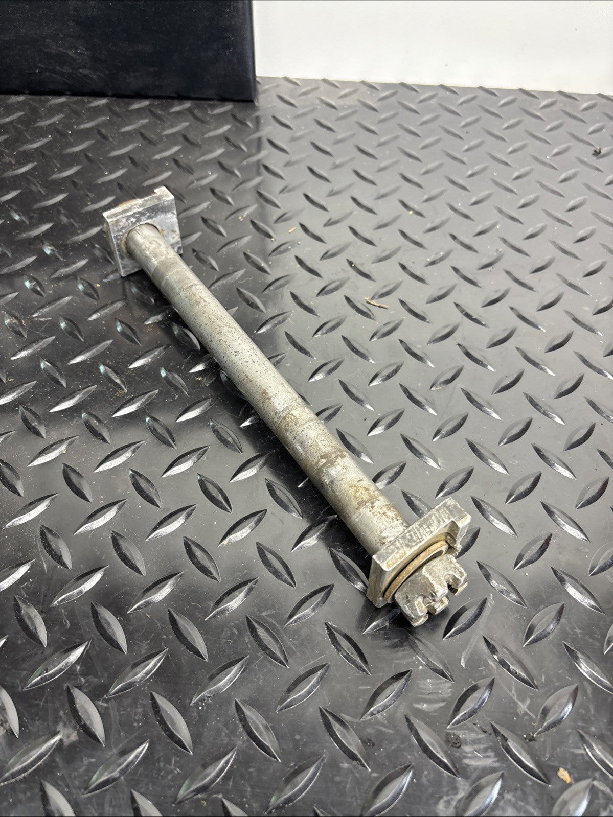 94 - 97 1994 KAWASAKI KX125 KX 125 Rear Axle  Shaft Swingarm Bolt And Blocks OEM