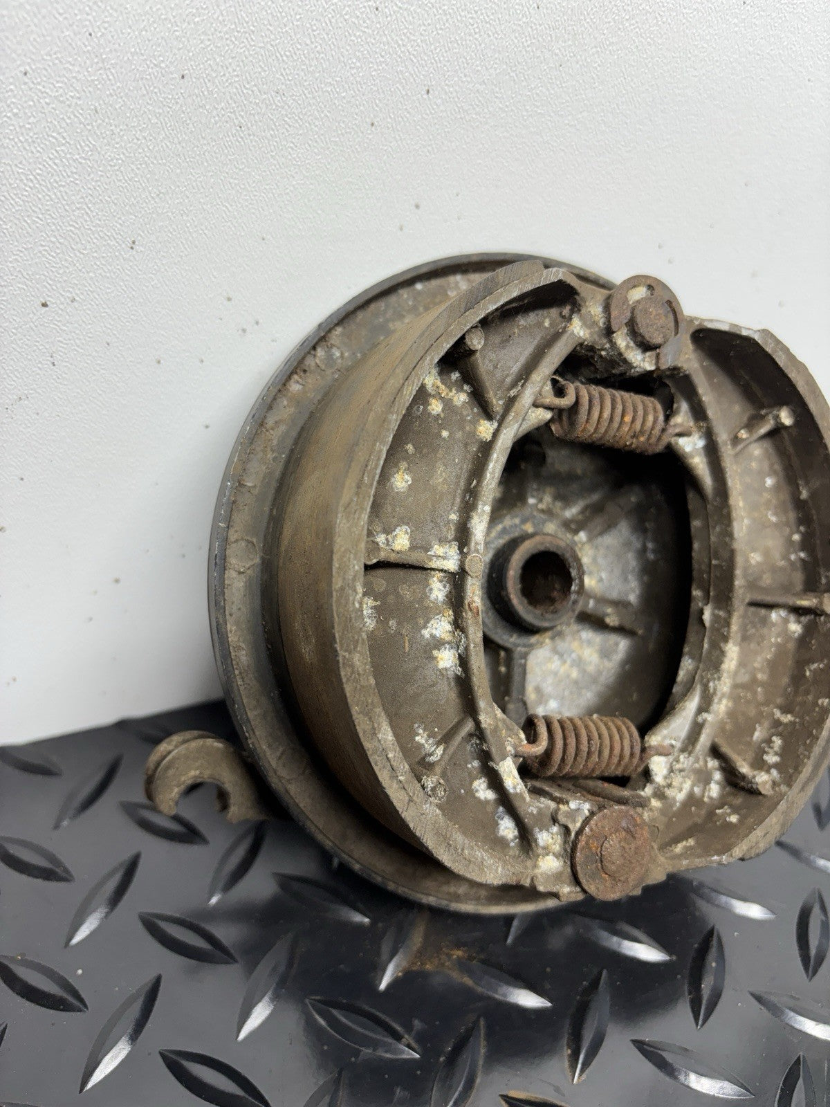 70s Montesa Cappra Enduro Cota 125 250 360 Front Brake Plate Hub Assembly Pads