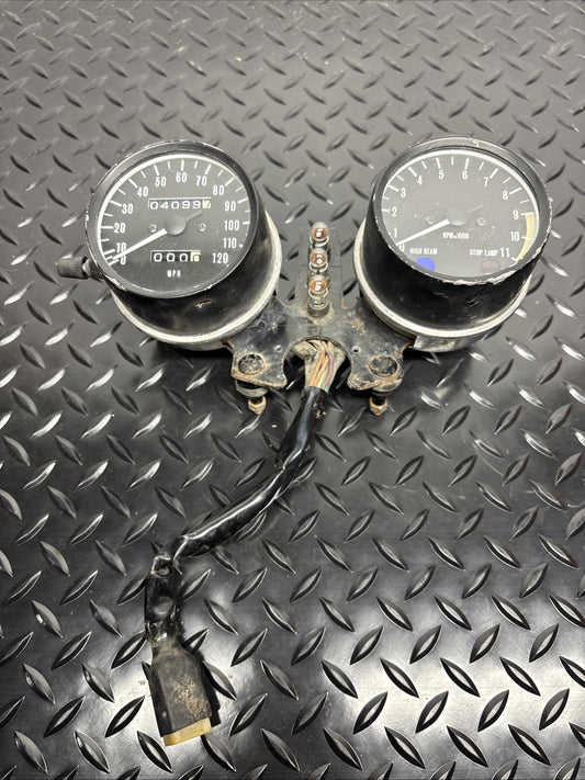 1976 Kawasaki KZ400 Speedometer Tachometer Instrument Gauge Gauges Kz 400