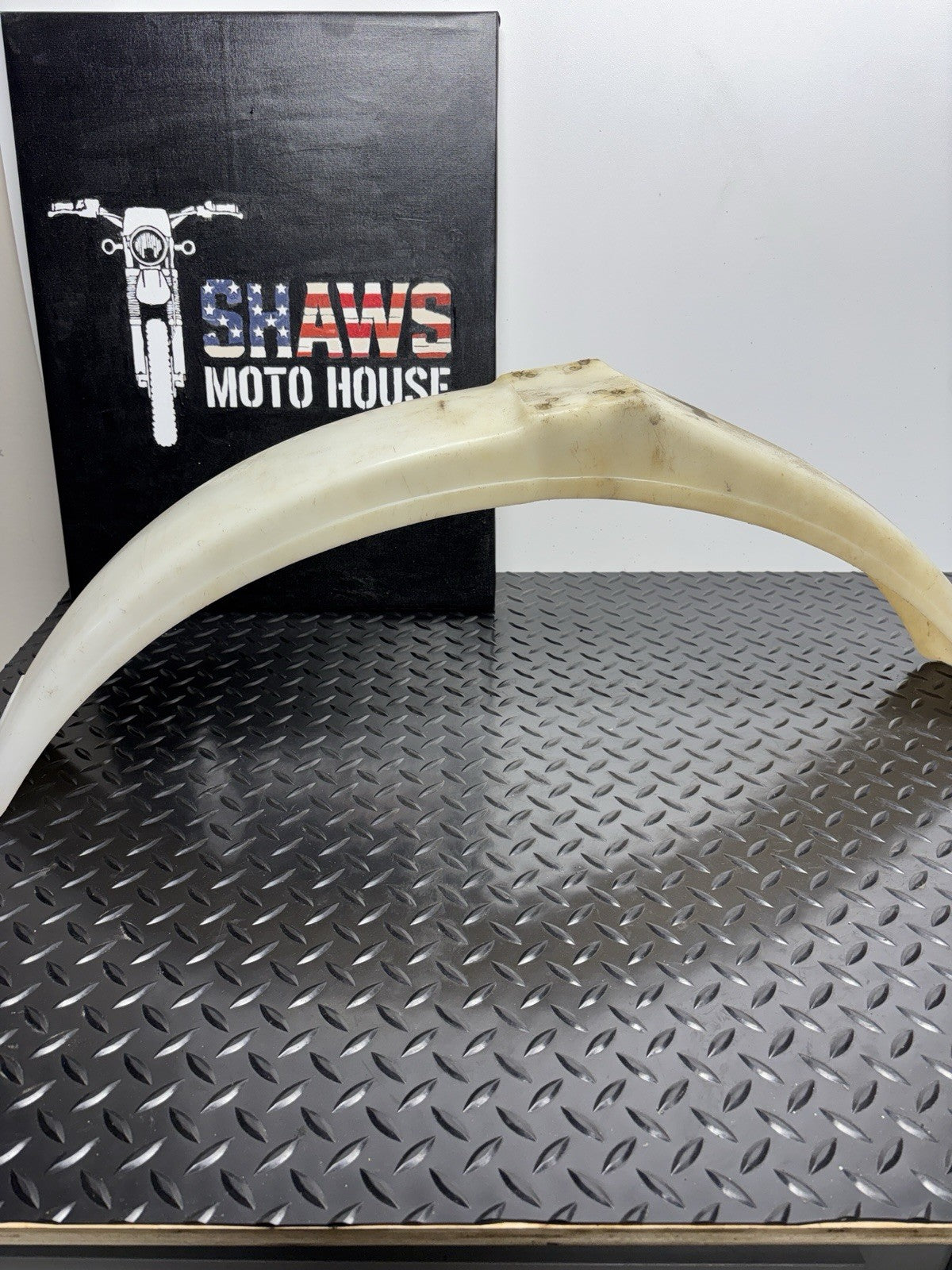 Montesa 123 250 360 Cappra Enduro H6  VA VB White Plastic Front Fender