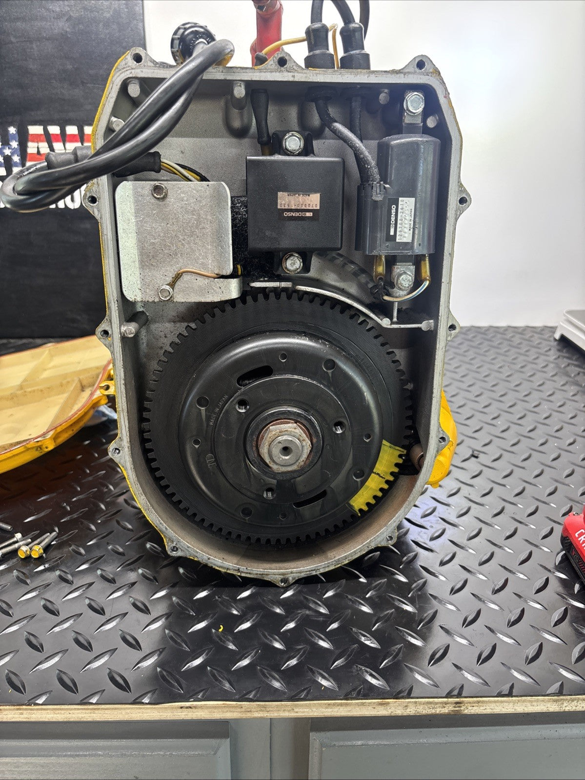 89 SEADOO 580 587 GOOD USED RUNNING MOTOR ENGINE YELLOW 150/150 COMP 89-91