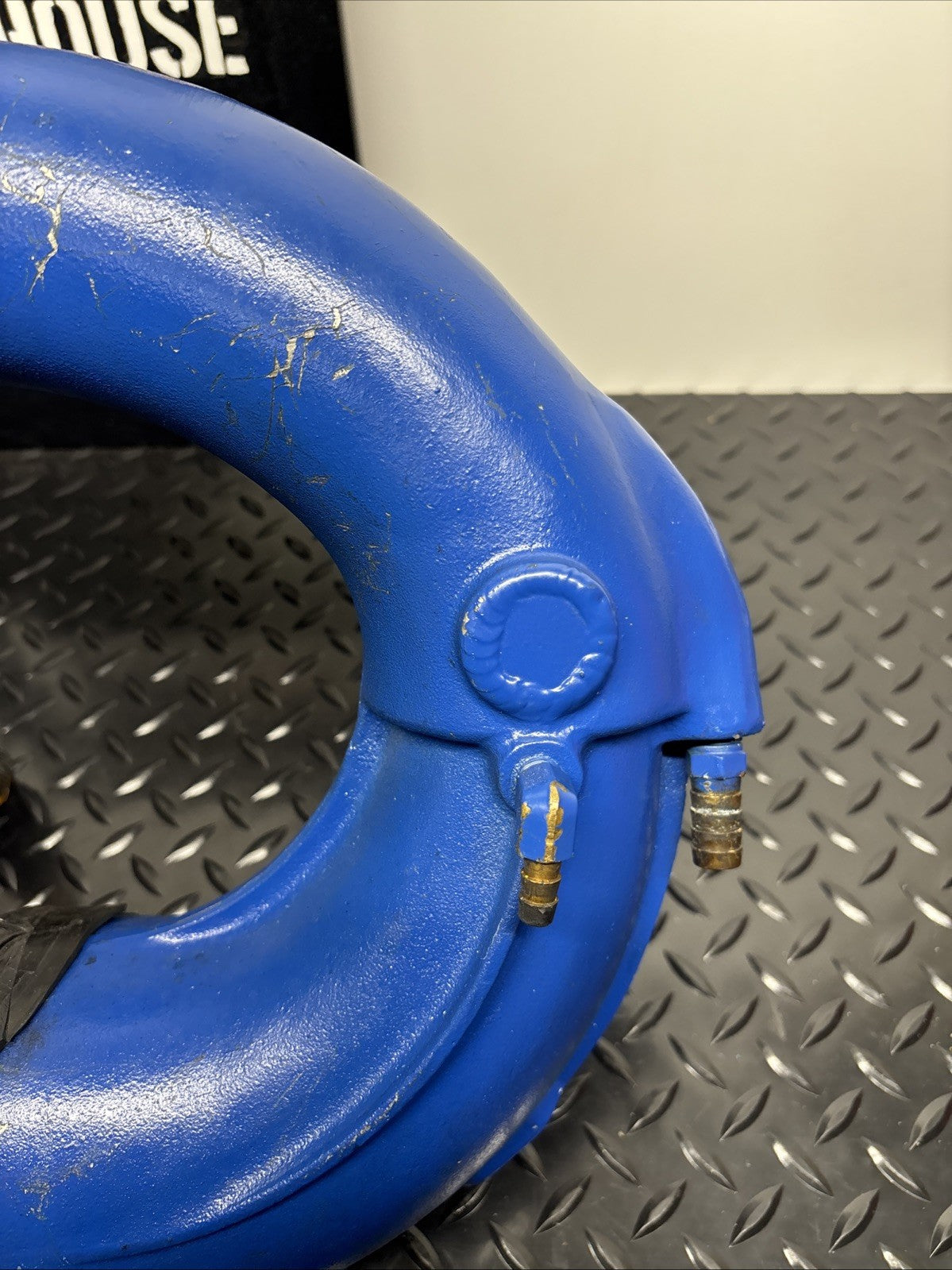 1989 Seadoo Sp 587 Exhaust Muffler Pipe Blue Yellow Engine Fresh Water