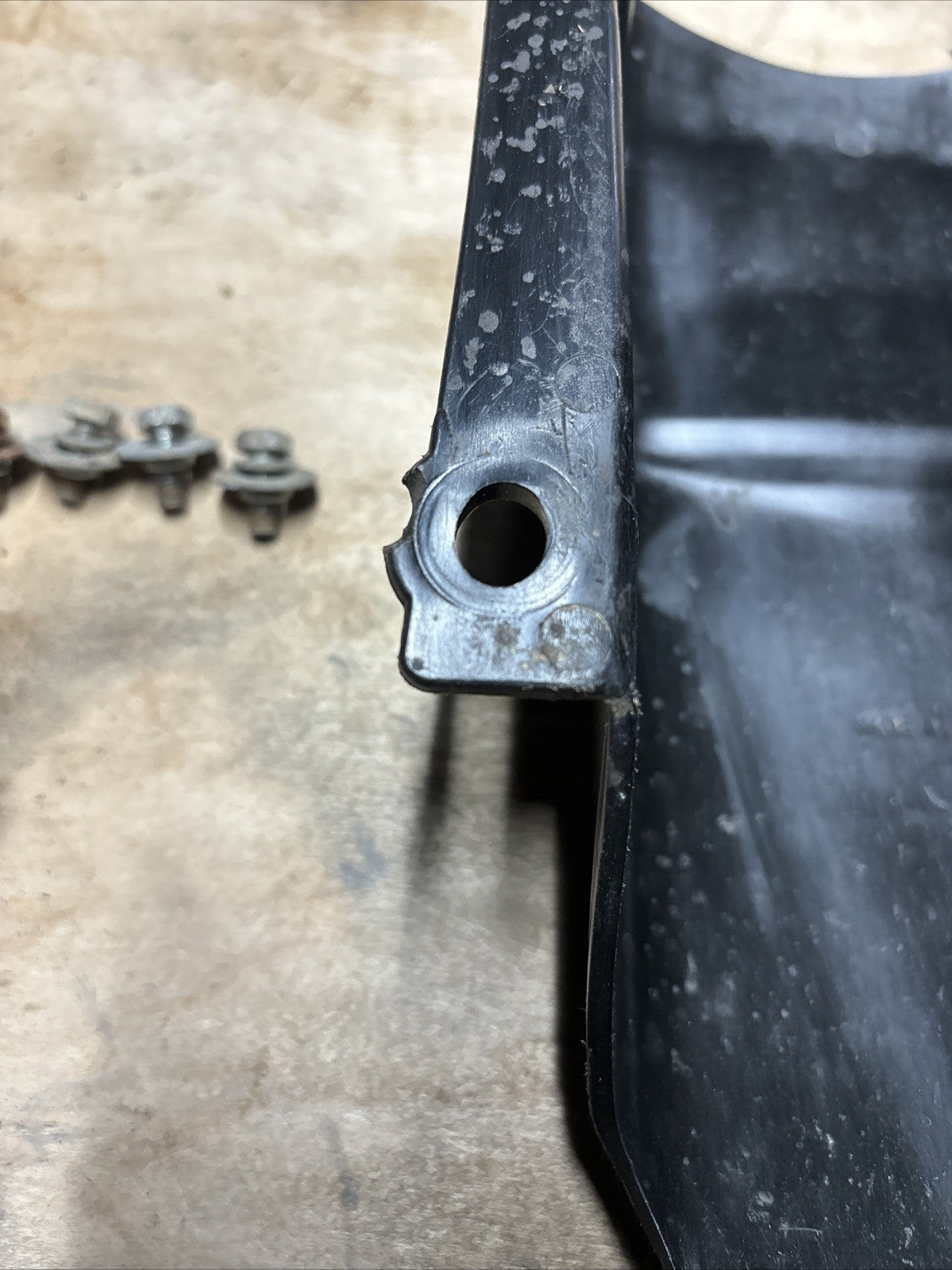 1974 KAWASAKI F7 175 ENDURO REAR INNER FENDER MUD SPLASH GUARD
