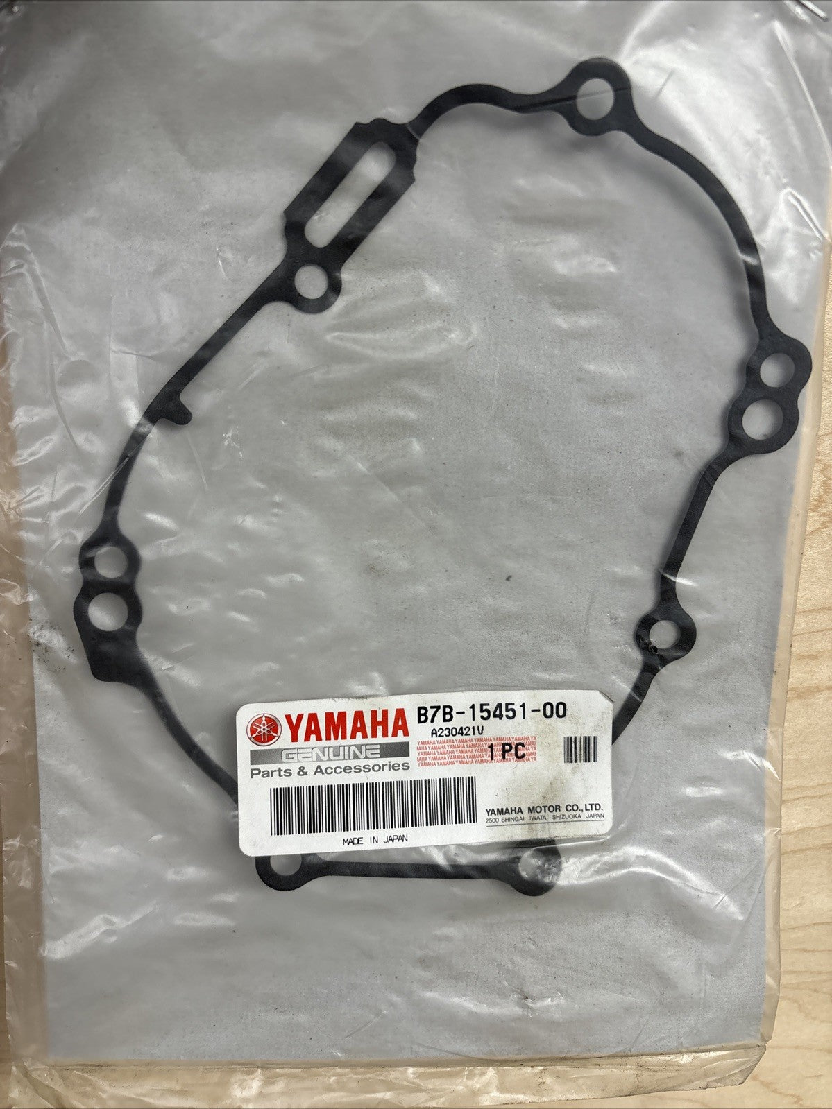 NEW GENUINE YAMAHA B7B1545100 CRANKCASE COVER GASKET OEM YZ250F