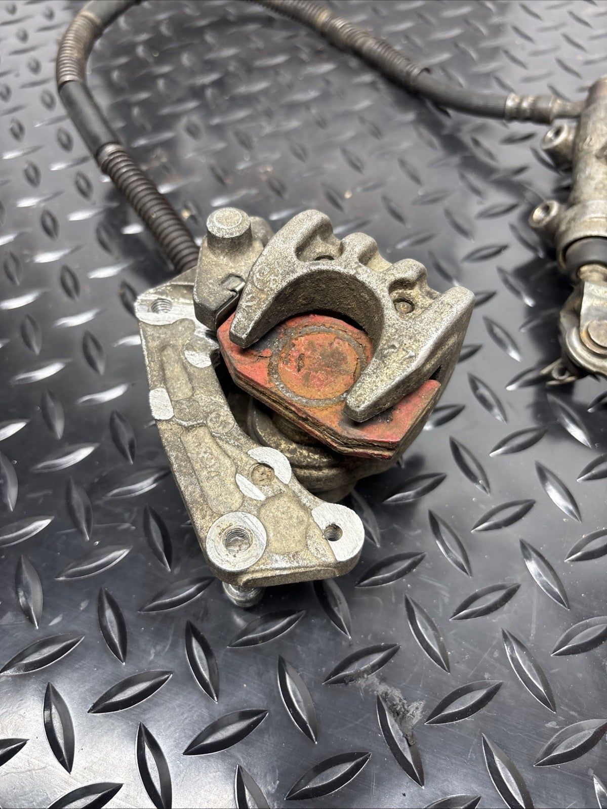 1994 Kawasaki KX125 Rear Brake Caliper Master Cylinder Lever Bracket Pads