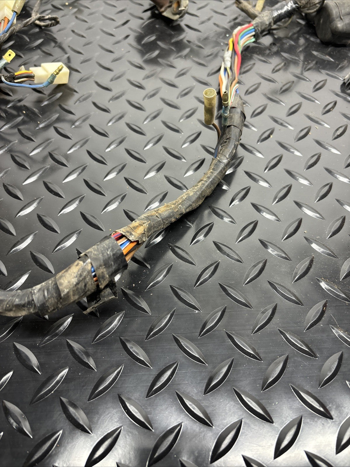 1976 Kawasaki KZ400 Main Wiring Harness OEM Cdi Rectifier Fuse Box Solenoid