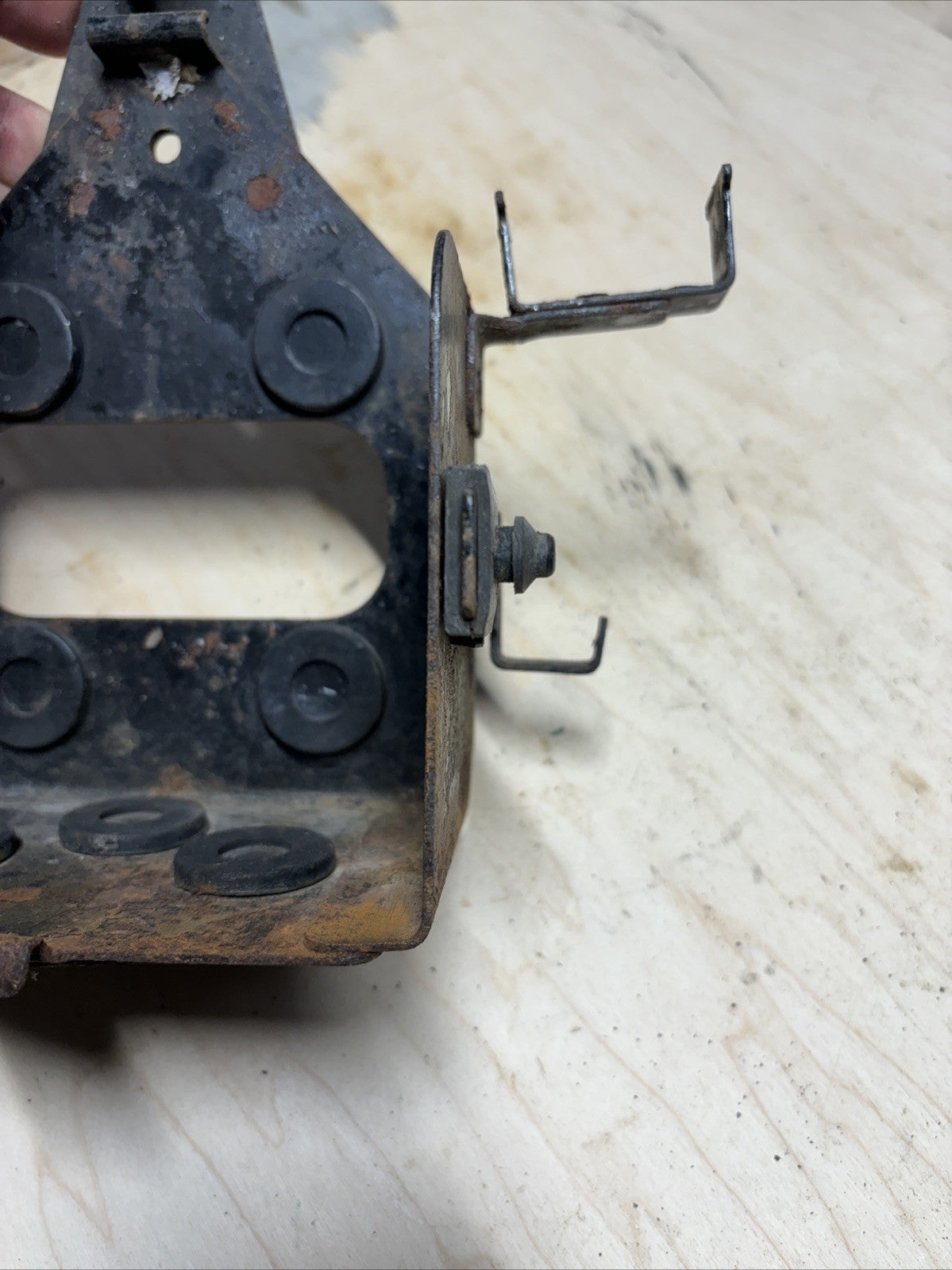 1976 Kawasaki KZ400 Battery Box Mount Tray Bracket