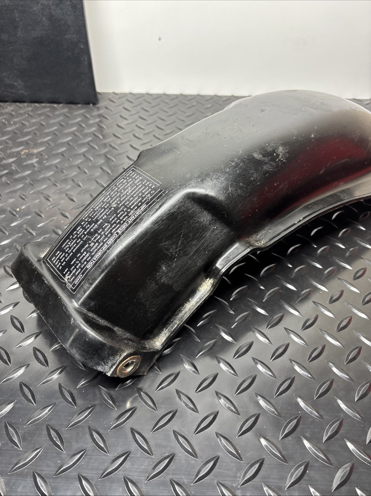 1976 Kawasaki KZ 400 Rear Sub Inner Plastic Fender