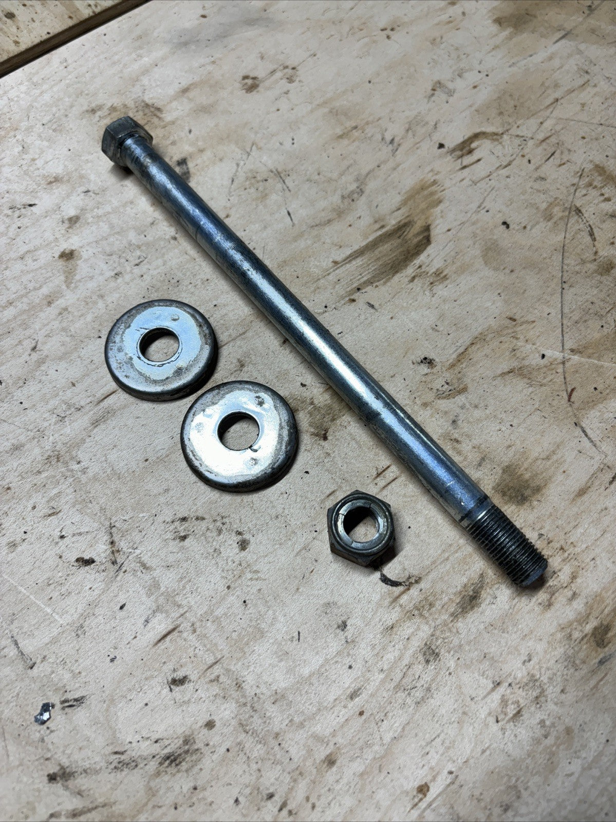 1974 KAWASAKI F7 175 Enduro Swingarm Bolt Swing Arm Pivot Bolt Oem