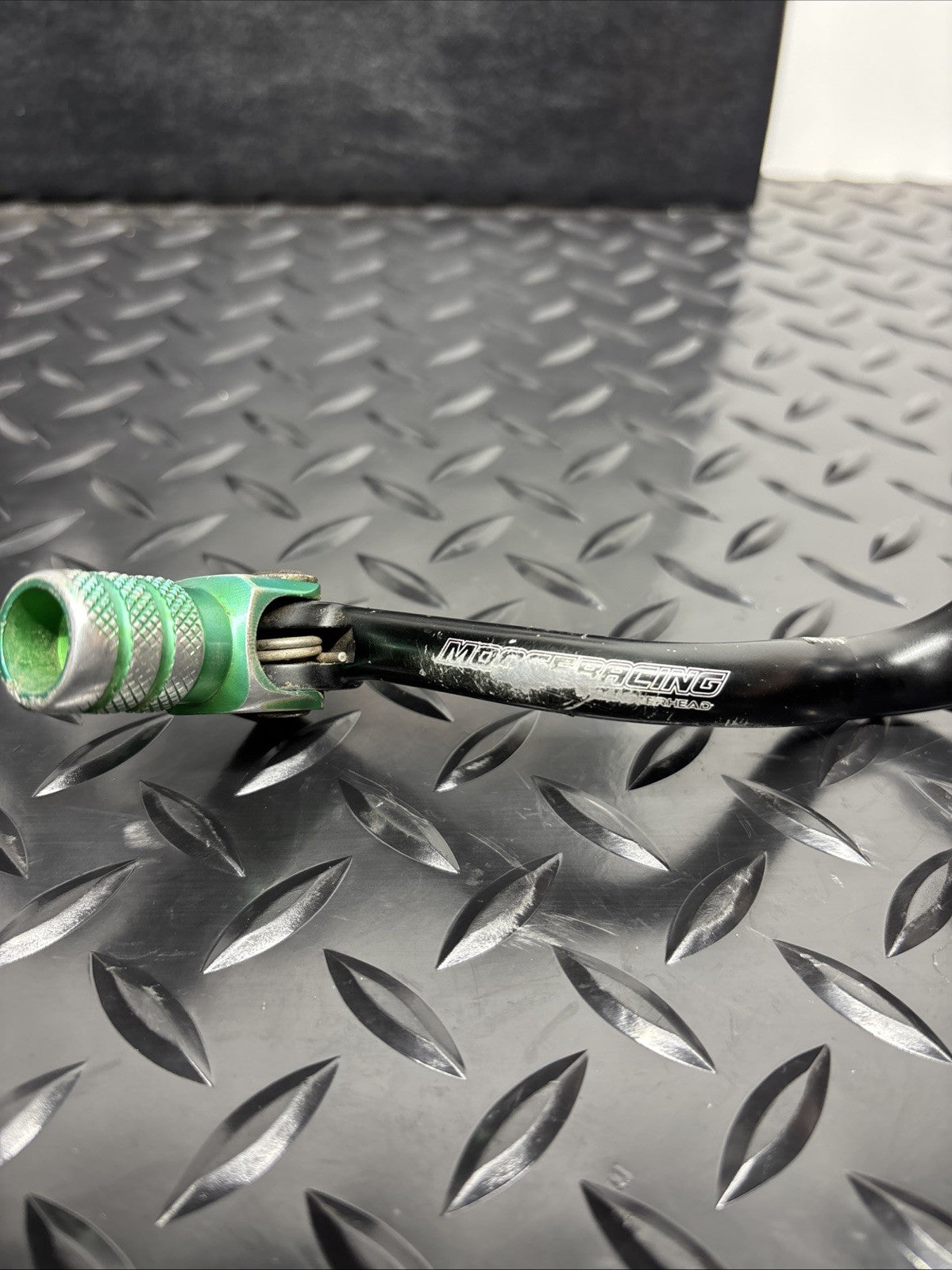 Moose Aluminum Folding Shift Lever Green for Kawasaki KX125 1994