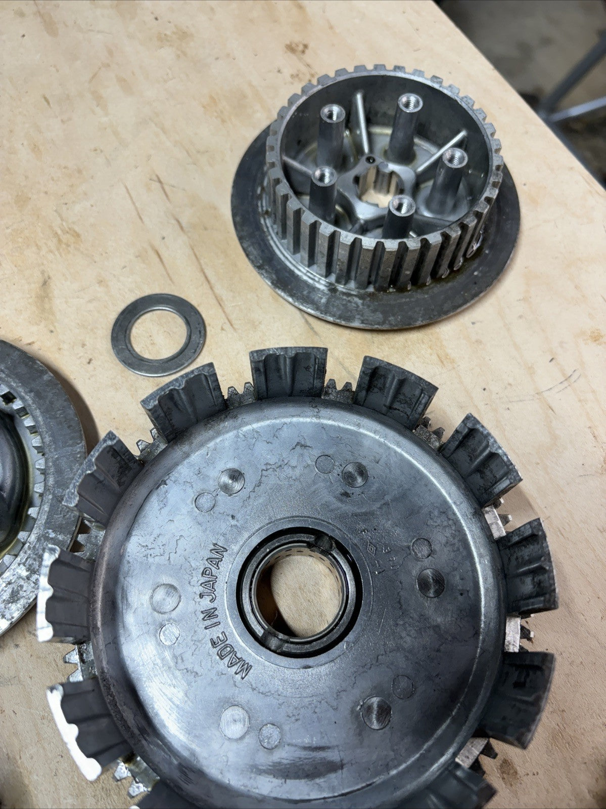 1974 KAWASAKI F7 175 Enduro Complete Clutch Assembly OEM Genuine