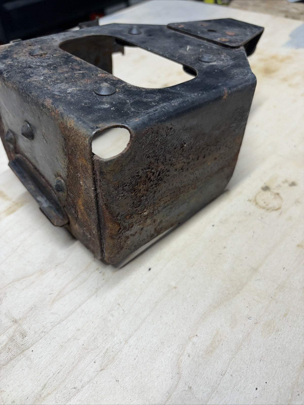 1976 Kawasaki KZ400 Battery Box Mount Tray Bracket