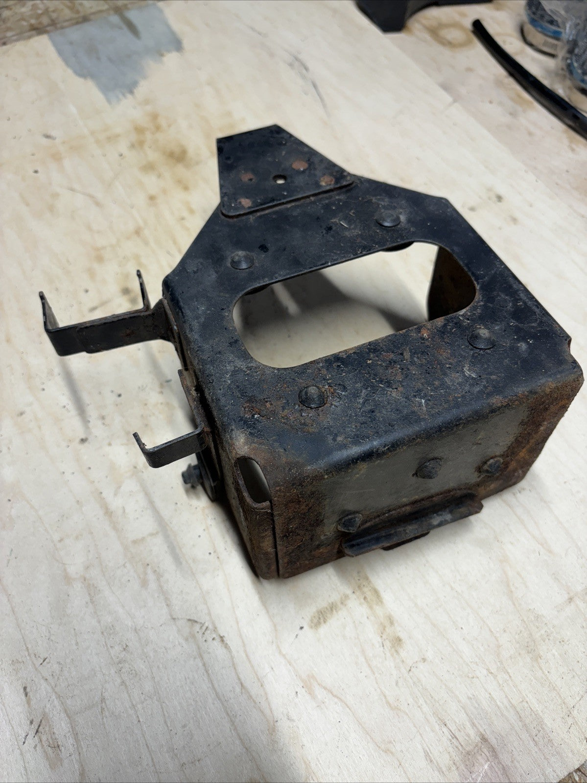 1976 Kawasaki KZ400 Battery Box Mount Tray Bracket