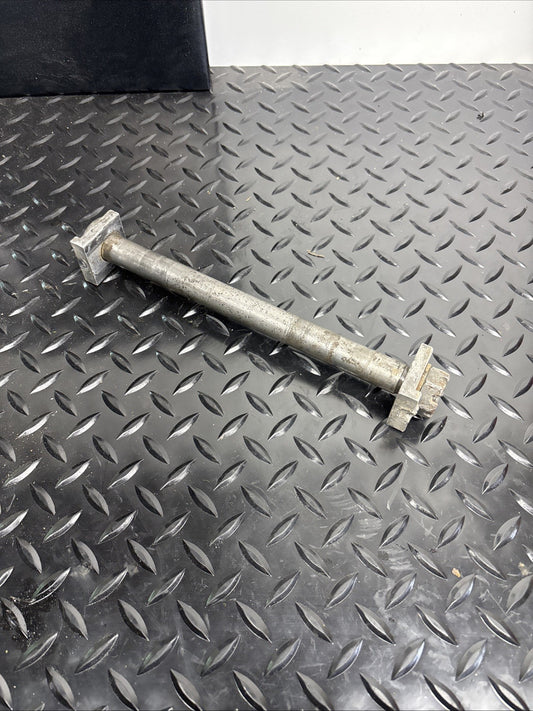 94 - 97 1994 KAWASAKI KX125 KX 125 Rear Axle  Shaft Swingarm Bolt And Blocks OEM