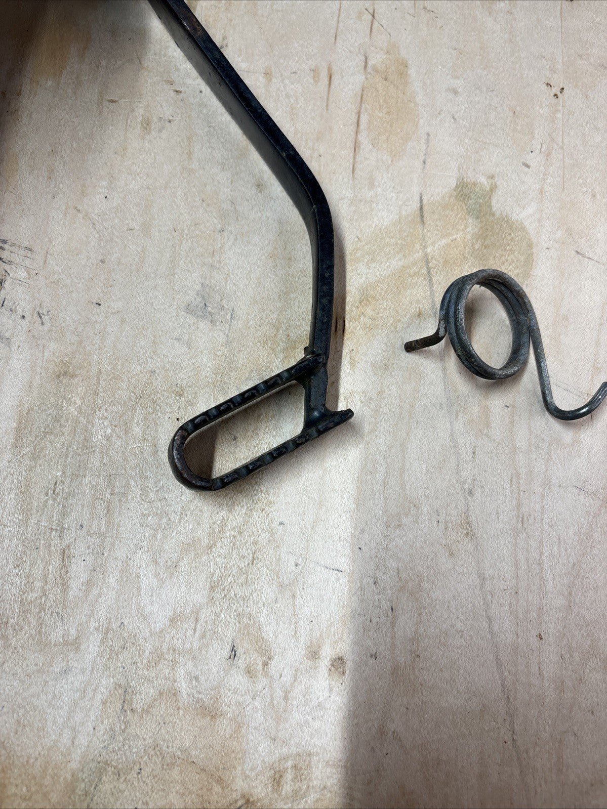1974 Kawasaki F7 175 Enduro Rear Brake Lever Pedal With Return Spring