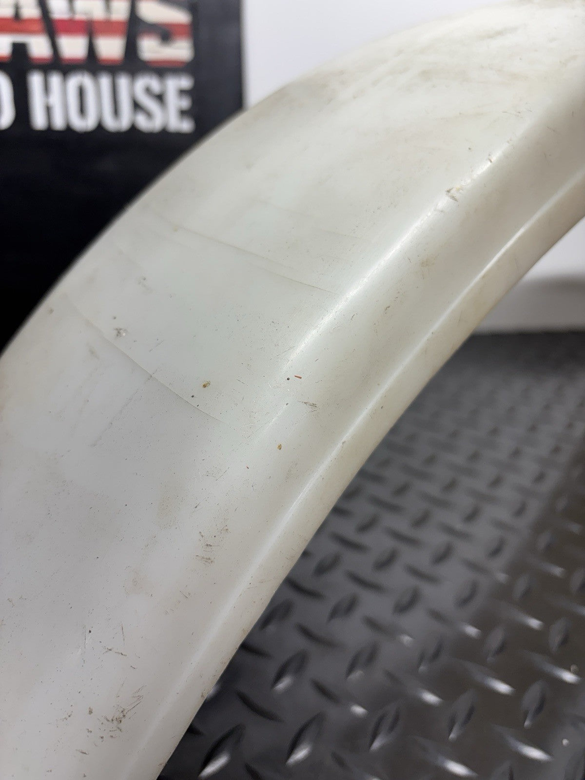 Montesa 123 250 360 Cappra Enduro H6  VA VB White Plastic Front Fender
