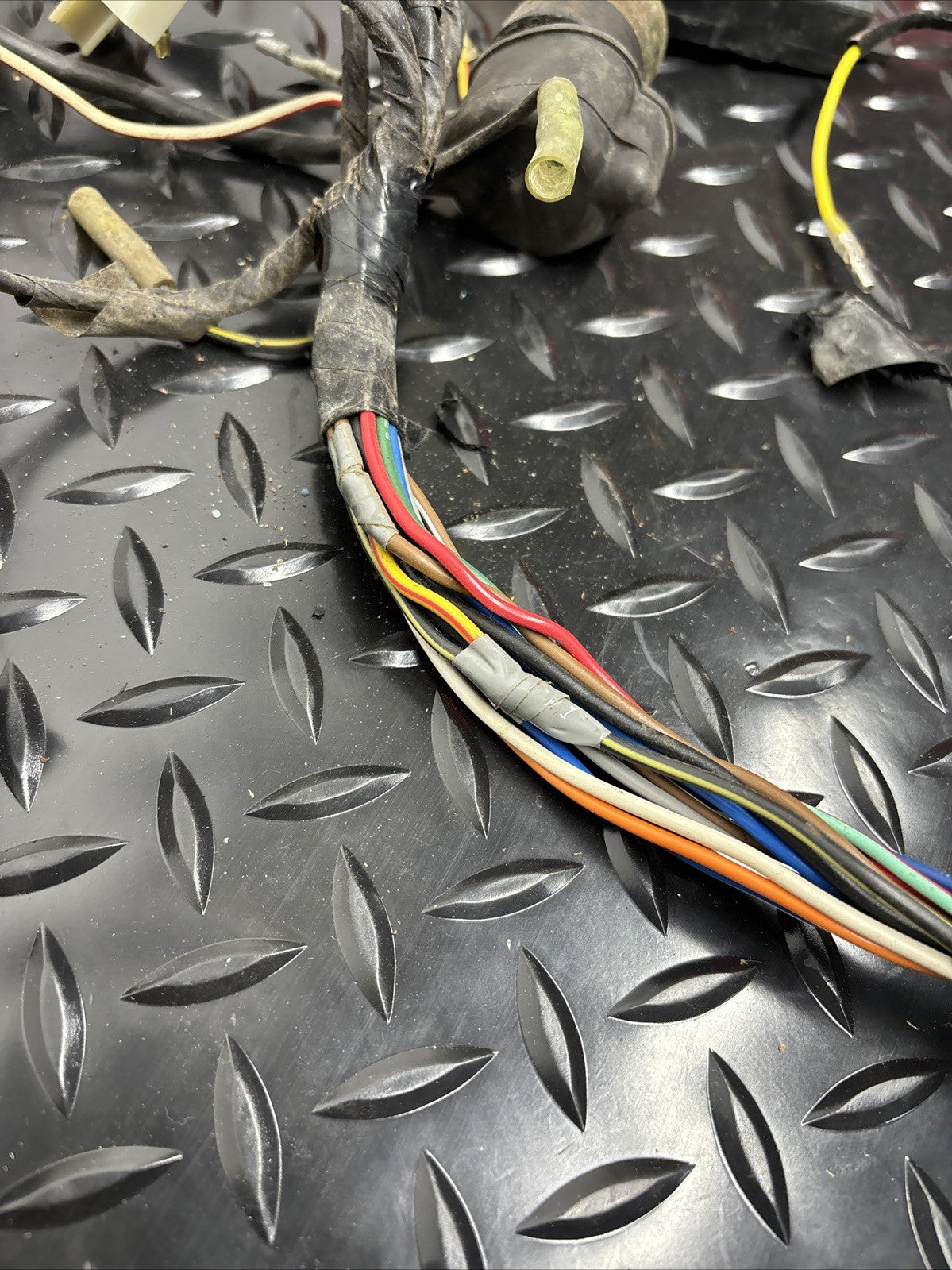 1976 Kawasaki KZ400 Main Wiring Harness OEM Cdi Rectifier Fuse Box Solenoid