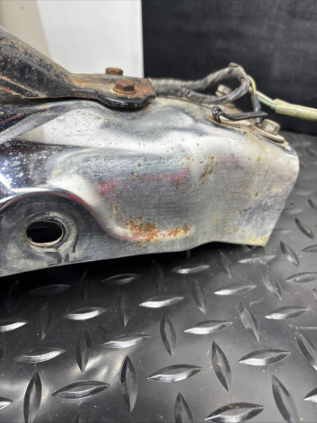 1976 Kawasaki KZ400 Rear Fender Tail Brake Light Assembly