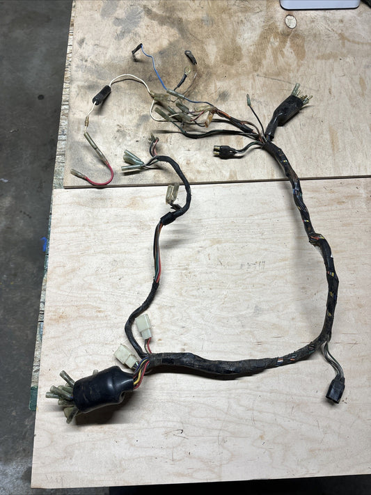 1974 Kawasaki F7 175 Enduro Main Wiring Harness Electrical System Loom