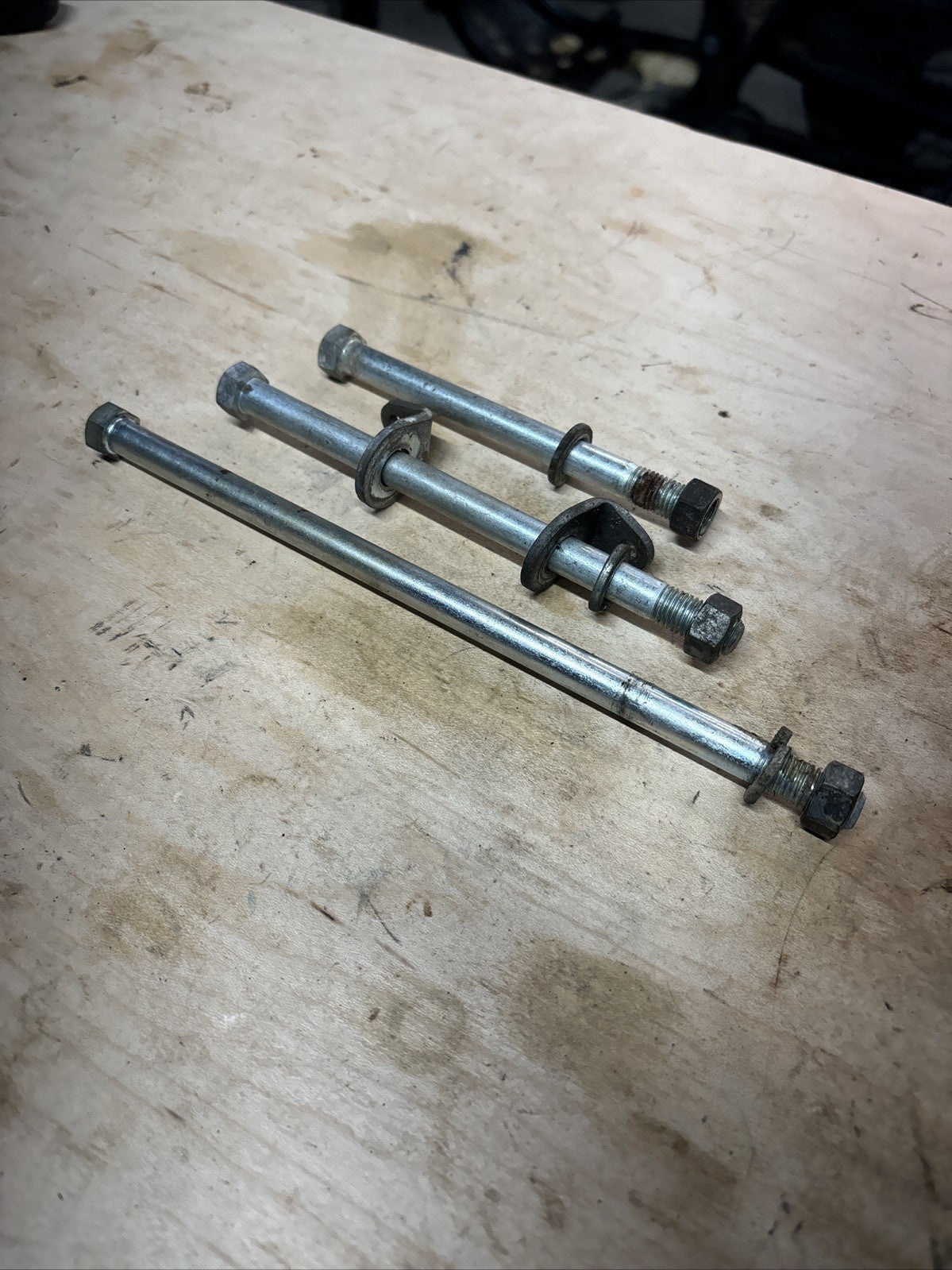 1974 Kawasaki F7 175 Enduro Engine Motor Mount Bolts Hardware OEM