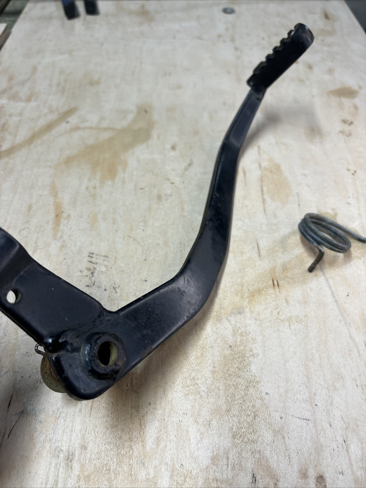 1974 Kawasaki F7 175 Enduro Rear Brake Lever Pedal With Return Spring