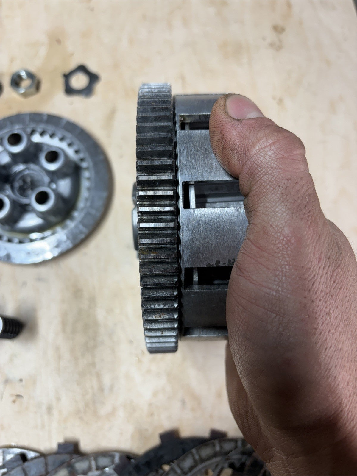 1974 KAWASAKI F7 175 Enduro Complete Clutch Assembly OEM Genuine